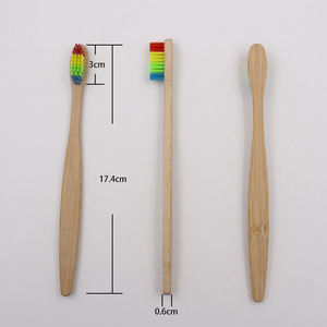 Cepillo de dientes de bambú, cerdas suaves, ecológico y natural, cepillo de dientes manual para adultos TBB901 - Product Image 3