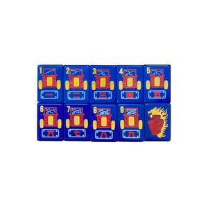 En Stock: Juego de Mahjong Americano de Lujo Motor City con Temática de Coche, Fichas Azul Medianoche de <span class=keywords><strong>1</strong></span>.5 pulgadas, Diseño de Neumático de Pistó<span class=keywords><strong>n</strong></span>, Regalo Moderno de Boutique - Product Image 3
