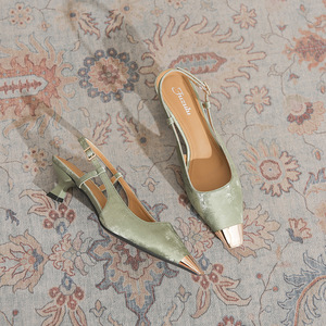 Zapatos de Tacón Alto para Oficina para Mujer y Zapatos Profesionales de Punta Puntiaguda con Tacón Medio para el Trabajo, Negocios y Ropa Formal - Product Image 3