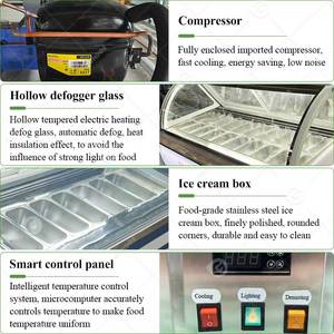 Congelador Refrigerador Nevera Mini Contador 12 Bandeja 24 a 26 Pan Display Ice Stick Venta Helado para de Encimera - Product Image 4