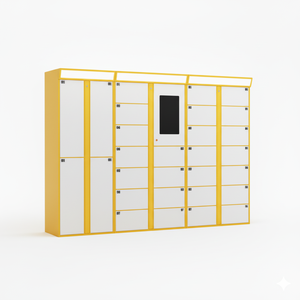 Casillero de Lavandería con Cerradura Electrónica Inteligente para Apartamentos, Comunidades y Dormitorios, con Pantalla Táctil y Pago por QR/Tarjeta - Product Image 4