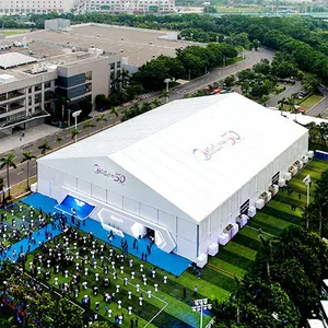 Hotsale 40x50m büyük çadır beyaz dış ortam tente gölgelik sergi etkinlik çadırı