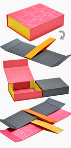 Tùy Chỉnh Bao Bì Giấy Cuốn Sách Từ Hình Dạng Gấp Luxury Men Xem Cứng Nhắc Hộp Quà Tặng - Product Image 5