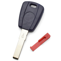 Coque de clé de voiture avec lame non taillée et puce transpondeur, compatible lame SIP22