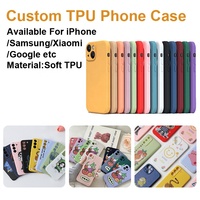 Coque Arrière de Téléphone Portable Personnalisée avec Logo Imprimé pour iPhone 11 12 13 14 15 16 17 Pro Max 16E Xr X 8 7 Plus SE 4