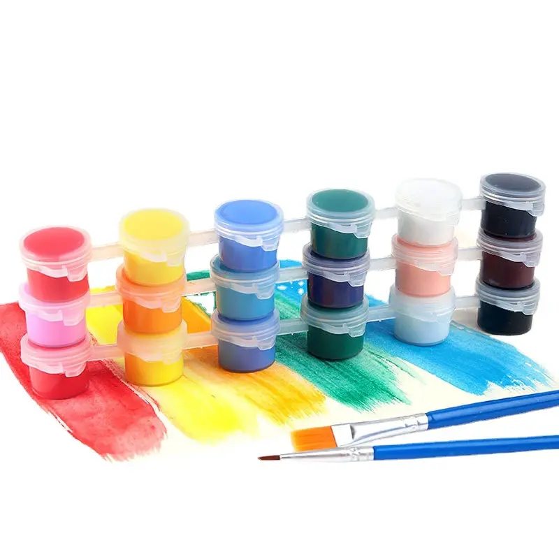 Vente en gros ensemble de peinture acrylique d'artiste coloré peinture acrylique de haute qualité enfants peinture de bricolage