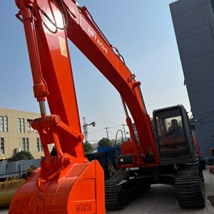 รถขุดฮิตาชิ EX200 ขนาด 20 ตัน สีแดง ติดตั้งบนแทร็ก สำหรับงานหนัก พร้อมระบบ PLC และเครื่องยนต์ - Product Image 4