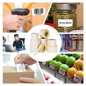 Envío Etiquetado de código de barras Uso minorista Rollo de papel térmico Etiquetas 4x6 para impresoras Pegatinas adhesivas duraderas Etiqueta de larga duración - Product Image 6