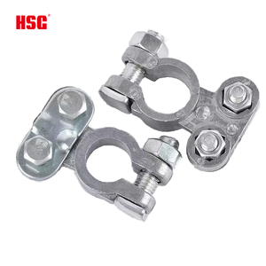 Connecteurs de bornes de batterie de voiture codés par couleur, avec embouts supérieurs et joints en <span class=keywords><strong>feutre</strong></span> anti-corrosion assortis - Product Image 3