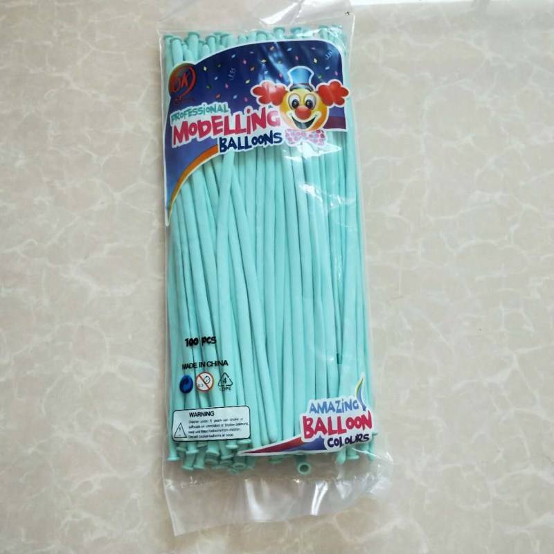 100pcs Macaron Candy Color Balloon Pastel 260Q Long Magic Latex Balloons Assorted Color Thick Latex Modeling Long Magic Balloon