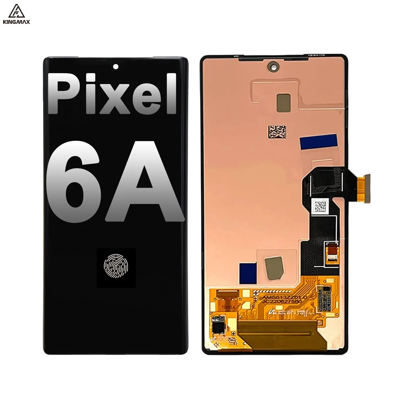 Google Pixel 6ALcdディスプレイGX7AS GB62ZG1AZGタッチスクリーンパネル指紋用のPixel 6A5GスーパーAMOLEDスクリーンの交換