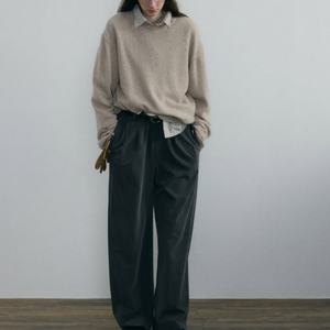 Nouveau design, pull tricoté d'hiver de haute qualité, pull vintage à manches longues en laine, col rond, style Old Money - Product Image 2