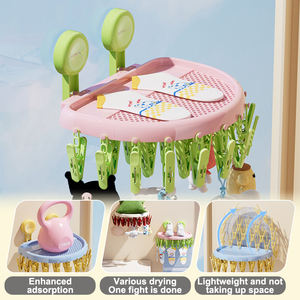 UFORU Cintre Pour Chaussette Cintre Multifonctionnel Cintre Mural Balcon Séchage Extérieur Porte-Vêtements - Product Image 2