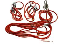 Kit de mise à la terre portable pour sécurité électrique avec fil de terre, en fibre de verre/résine époxy