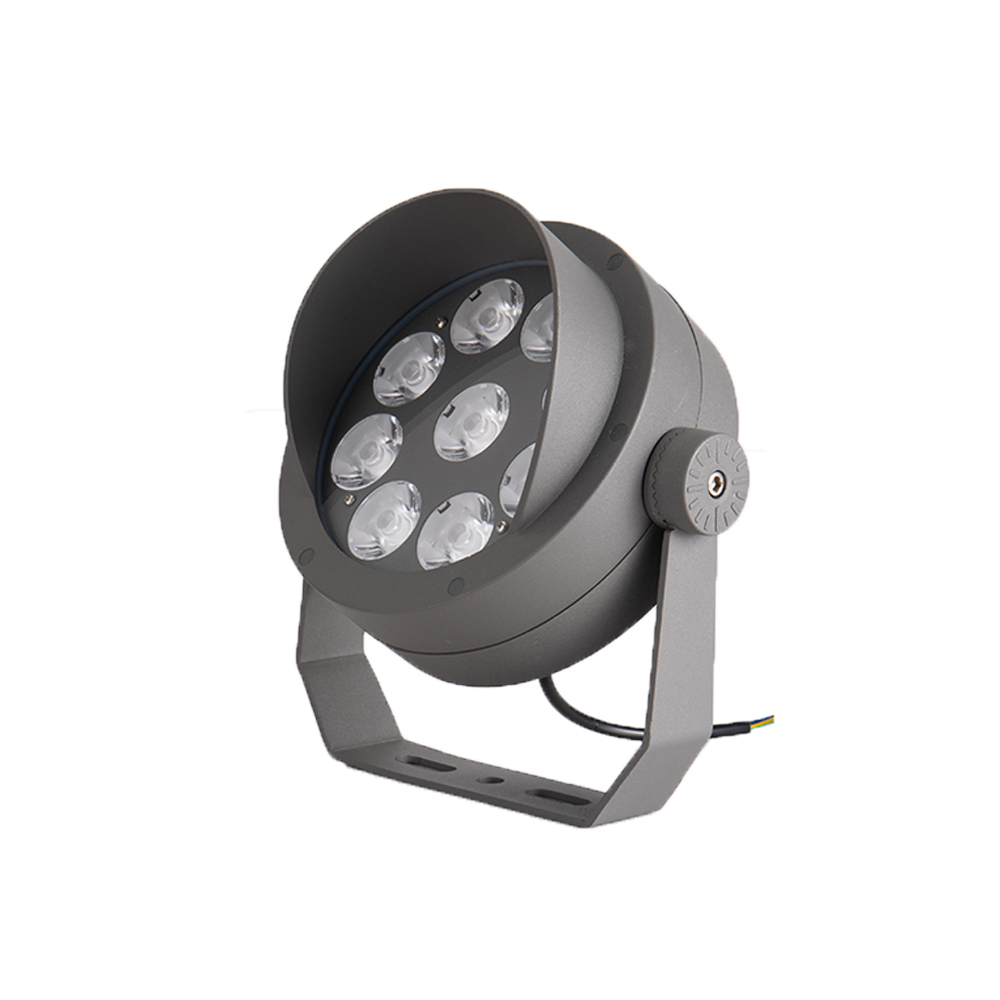 IP65 Waterproof Aluminum High Bright 5 Adjustable Beam Square Outdoor LED Flood Light 18W/27W 3-Year Warranty for Landscape