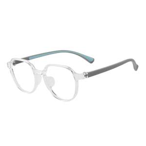 Montures de lunettes ovales pour enfants Danyang, légères, en TR90, monture complète, verres en acrylique 25825 - Product Image 1