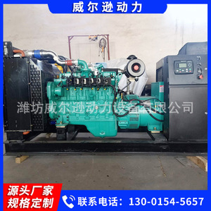 เครื่องกำเนิดไฟฟ้าก๊าซเว่ยฟาง 120 กิโลวัตต์ ระบายความร้อนด้วยน้ำ 1500 รอบต่อนาที ปรับแรงดันไฟฟ้าอัตโนมัติ สำหรับงานเหมืองและสำรองไฟ - Product Image 3
