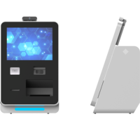 Selbstbedienungs-Hotel-Check-in-Kiosk mit Pass-Scanner, RFID-Kartenspender & ID-Identifikation