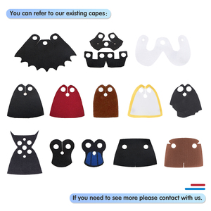 Leguoguo Cape Cape pour figurines Personnaliser Space Bricks Wars Superheros MOC Construction Custom Design DIY Toys for Kids - Product Image 3