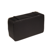Pochette de luxe personnalisée avec logo, lettres, fermeture éclair, pour les voyages, trousse de toilette, en cuir PU transparent, sacs à cosmétiques, sacs à maquillage