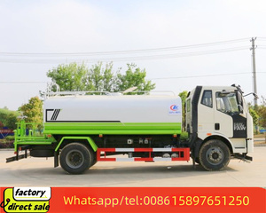 Fábrica de China FAW 10000 litros 2500 galones Water Spray Bowser Tanker Sprinkle Water Tank Trucks para la <span class=keywords><strong>venta</strong></span> - Product Image 5