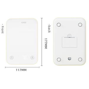 เครื่องชั่งครัวดิจิตอลความแม่นยำสูง พร้อมฟังก์ชั่นตวงน้ำหนักแบบ Tare สำหรับการอบและทำอาหาร หน่วยเป็นกรัม มิลลิลิตร ปอนด์ และออนซ์ - Product Image 2