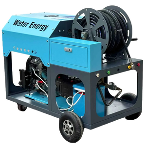 Nouvelle machine de nettoyage de canalisations à eau froide pour l'entretien routier, à moteur diesel, 26 CV, bicylindre, <span class=keywords><strong>pompe</strong></span> 200 bars 40 L/min - Product Image 1