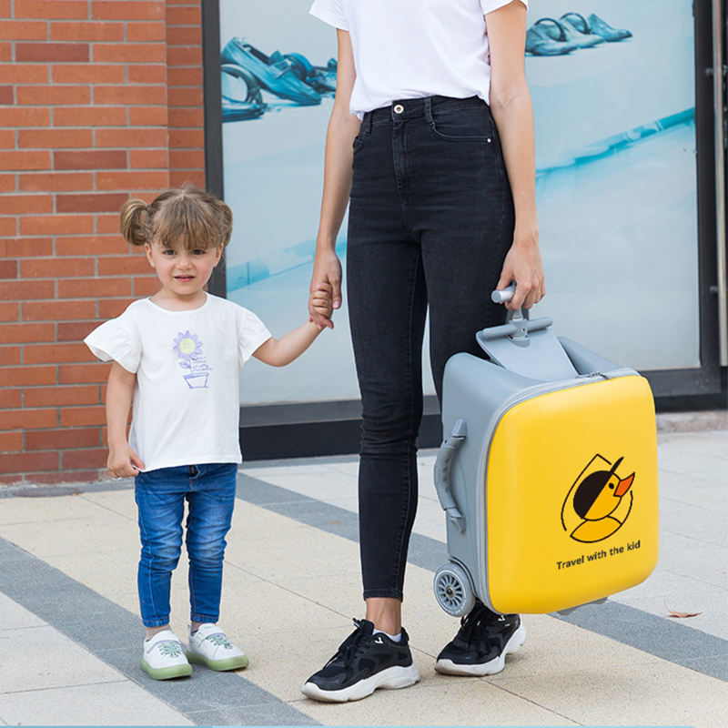 Suitcase Stroller Through Tsa Release Hands Carry On Luggage With