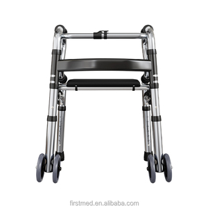 Andador con Asiento - Ayuda de Movilidad de Aluminio Ligero con Altura Ajustable para Personas Mayores - Product Image 4