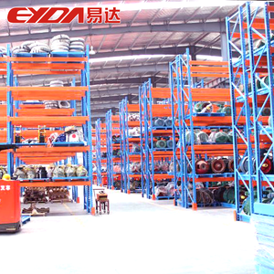 High Bearing Steel <strong>Narrow</strong> Aisle Rack Heavy Duty Industrial Pallet <strong>Shelving</strong> System 4Layer Shelves <strong>Unit</strong> Corrosion Protection for - Product Image 2