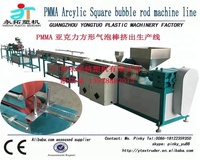 Nouvelle Conception YONGTUO Ligne d'Extrusion de Tiges en PMMA Pompe à Engrenages Machine de Fabrication de Tubes Acryliques Colorés Moteur PLC