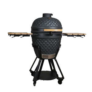 Auplex Factory Premium - Parrilla Kamado de Cerámica Esmerilada con Diseño de Piña de 21/23 Pulgadas <span class=keywords><strong>para</strong></span> Exteriores, Soporte <span class=keywords><strong>para</strong></span> Barbacoa, Asadores, Camping - Product Image 2