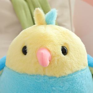 Boneka Burung Beo Super Lembut Berkualitas Tinggi, Isi Kapas PP, Dapat Disesuaikan, Unisex, 14 Tahun, Merek MEIWEN, Kemasan Kantong OPP - Product Image 3