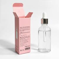 Boîte d'emballage en papier de luxe personnalisée pour flacon compte-gouttes en verre d'huile essentielle, étui pour produits de beauté et de parfumerie