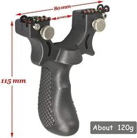 Slingshot de chasse semi-automatique Vip10 Laser Pakistan Pole, puissant, avec bande élastique plate, accessoires en acier inoxydable et poignée