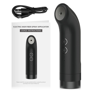 Applicateur de pulvérisation de poudre de fibres de cheveux d'automation de pompe électrique noire d'outils de salon d'usine pour le magasin professionnel de coiffure - Product Image 1
