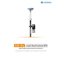 Récepteur GNSS RTK à double caméra laser S30 Pro, équipement de topographie, IP68, 4G, Bluetooth, WiFi 5G