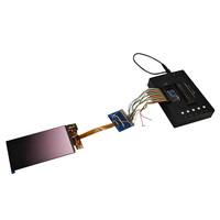 Modul tampilan AMOLED 7 inci 1080x1920 MIPI 800 NIT kecepatan penyegaran untuk permainan otomotif