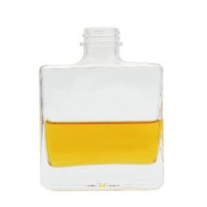 150ml Spirituosen Bourbon Whisky Glasflaschen für Getränke Custom Square Rum <span class=keywords><strong>Grog</strong></span> Gin Tequila Wodka Brandy Flasche - Product Image 3