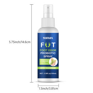 SUMAX 100ml Vaporisateur blanc <span class=keywords><strong>D</strong></span>éodorant pour les pieds à l'orange Spray <span class=keywords><strong>d</strong></span>ésodorisant pour les pieds à la fleur de cerisier - Product Image 4
