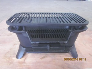 Sportsman portatile <span class=keywords><strong>barbecue</strong></span> Grill giardino Patio cortile caminea griglia <span class=keywords><strong>barbecue</strong></span> in ghisa da campeggio all'aperto griglia a carbone - Product Image 4