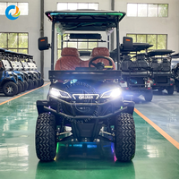 Voiturette de golf électrique chinoise Robetaa abordable 6 places 72V au lithium, personnalisable et confortable