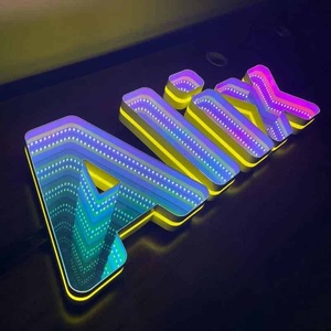 Specchio a LED RGB Personalizzato a Forma <span class=keywords><strong>di</strong></span> Stella con Effetto <span class=keywords><strong>Infinito</strong></span> per Eventi e Feste - Product Image 2