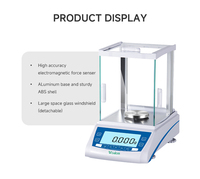 Balance analytique numérique WISDOM, capacité de 100 g, précision de 0,001 g, balance de pesage de laboratoire avec étalonnage externe
