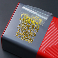 Impression personnalisée par transfert de feuille d'or à chaud, découpe UV DTF, étiquette d'emballage 3D personnalisée, logo créatif, autocollant en vinyle pour gobelet