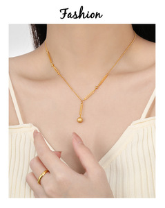 Collana con Ciondolo Classico in Acciaio Inossidabile Placcato Oro Impermeabile per Ordini all'Ingrosso – Ideale per Ogni Giorno, Weekend <span class=keywords><strong>e</strong></span> Regali per la Mamma - Product Image 6