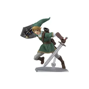 De Legend Zelda Twilight Princess Zelda Link Figma 320 # Action Figure Speelgoed Collectie Game Cartoon Vinyl Pop Model
