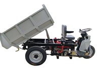 Tricycle à benne basculante diesel Inca Rock 1 tonne, moteur à démarrage électrique, batterie 60A, frein à huile, poids 480 kg