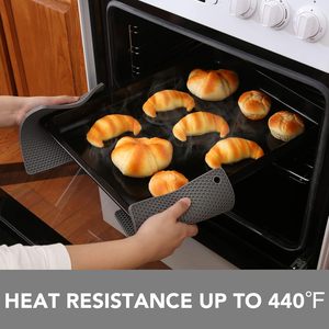 <b>Silicone</b> Anti-Slip Trivets Round Gray Heat Resistant Kitchen <b>Mats</b> for Home Hot Pots and Pans - Product Image 2