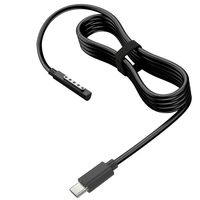 Adaptateur de chargeur USB Type C PD, câble de charge rapide, alimentation pour Microsoft Surface PRO1/2 Surface RT